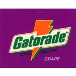 DS25GG - Gatorade Grape Label - 2 5/16" x 3 1/2"