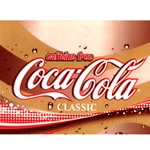 DS25CFC - Caffeine Free Coca-Cola Coke Label - 2 5/16" x 3 1/2"