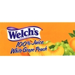 DS42WGP - Welch's White Grape Peach Label - 1 3/4" x 3 19/32"