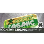 DS42ROI - Rockstar Organic Island Fruit Flavor Label (15oz Can with Calorie) - 1 3/4" x 3 19/32"