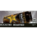 DS42RRR - Rockstar Roasted Mocha Label (15oz Can with Calorie) - 1 3/4" x 3 19/32"