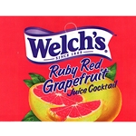 DS25RRGJ - Welch's Ruby Red Grapefruit Juice Label - 2 5/16" x 3 1/2"