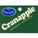 DS25OSCA - Ocean Spray Cranapple Label - 2 5/16" x 3 1/2"