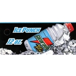 DS42GIP - Gatorade Ice Punch Label (12oz Bottle with Calorie) - 1 3/4" x 3 19/32"