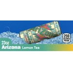 DS42ALT - Arizona Lemon Tea Label (23oz Can with Calorie) - 1 3/4" x 3 19/32"