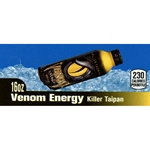 DS42VEK - Venom Energy Killer Taipan Label (16oz Can with Calories) - 1 3/4" x 3 19/32"