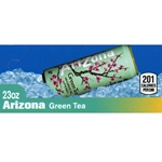 DS42AGT - Arizona Green Tea Label (23oz Can with Calorie) - 1 3/4" x 3 19/32"