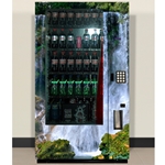 DS4025/500C-W - Royal 500 Waterfall Door Graphics Decal Set- Coke