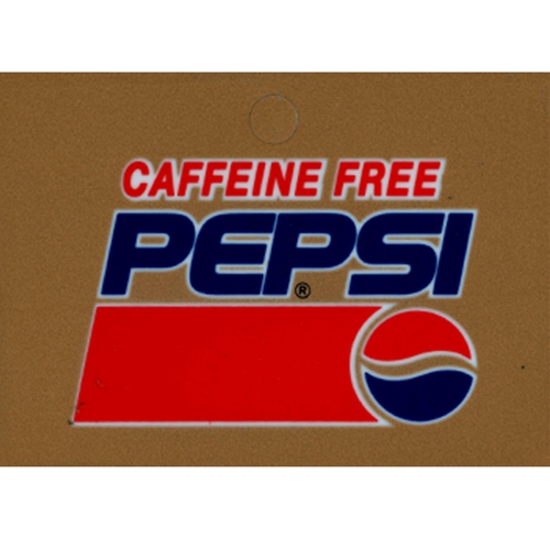 DS25PCF - Pepsi Caffeine Free Label - 2 5/16" x 3 1/2"