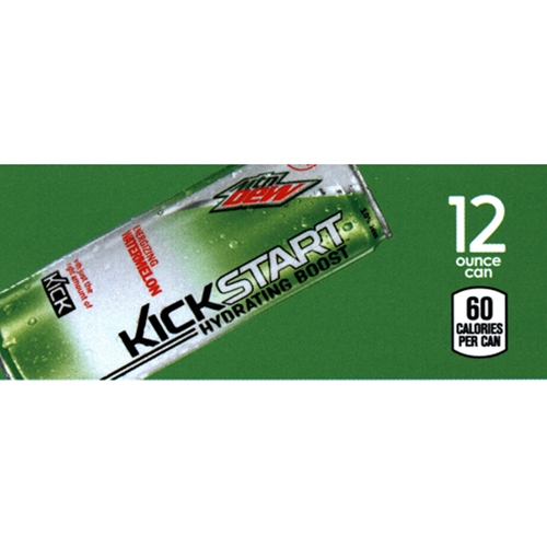 D & S Vending Inc DS42KW12 Kickstart Watermelon Label (12oz Can
