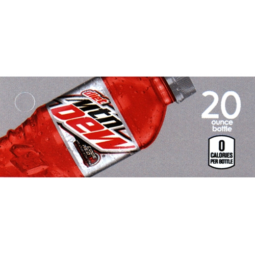 D S Vending Inc Ds42mddcr Diet Mt Dew Code Red Label oz Bottle With Calorie 1 3 4 X 3 19 32