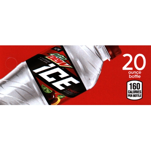 D & S Vending Inc - DS42MDIC20 - Mt. Dew Ice Cherry Label (20oz