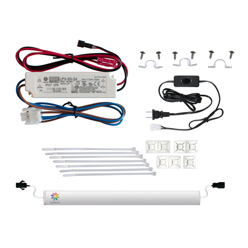 D & S Vending Inc - DS2751 - Micro Market Double Shelf LED Light Kit