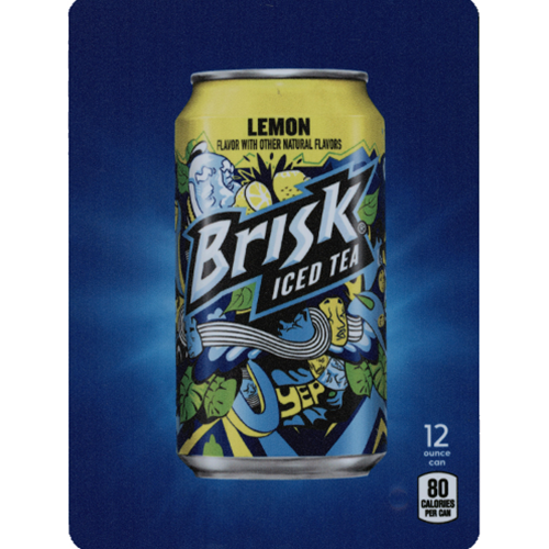 Brisk Lemon Iced Tea - 12/12 oz. Cans