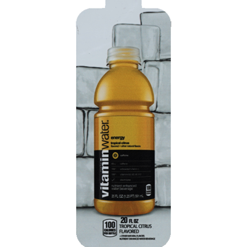D & S Vending Inc DS33VWE20 Vitamin Water Energy Label (20oz Bottle