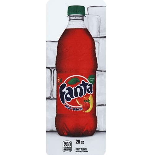D & S Vending Inc - DS33FFP20 - Royal Chameleon Fanta Fruit Punch Label (20oz Bottle with Calorie) - 3 5/8" x 10" D & S Vending Inc - DS33FFP20 - Royal Chameleon Fanta Fruit Punch Label (20oz Bottle with Calorie) - 3 5/8" x 10"