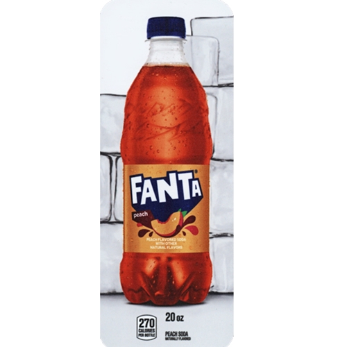D & S Vending Inc - DS33FP20 - Royal Chameleon Fanta Peach Label
