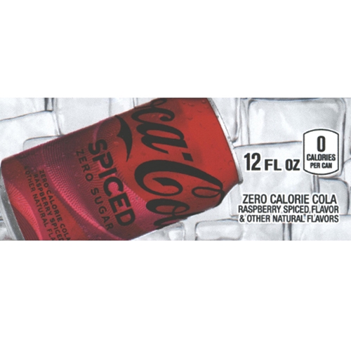 D & S Vending Inc DS42CSZ12 Coke Spiced Zero Label (12oz Can with