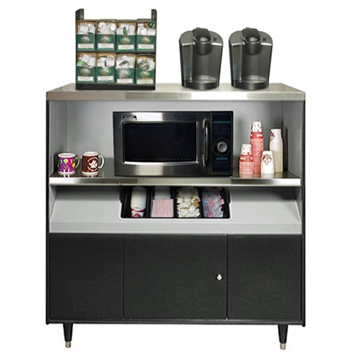 D & S Vending Inc SS1 All State Condiment Stand 49" Wide x 48" High x 25 1/2" Deep, 1 Tray