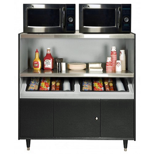 D & S Vending Inc SS12 All State Condiment Stand 49" Wide x 48" High x 25 1/2" Deep, 2