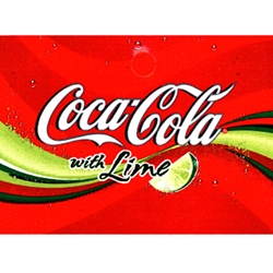 DS25CCL - Coca-Cola with Lime Label - 2 5/16" x 3 1/2"