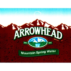 DS25AS - Arrowhead Water Label - 2 5/16" x 3 1/2"