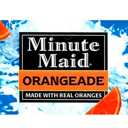 DS25MMOA - Minute Maid Orangeade Label - 2 5/16" x 3 1/2"