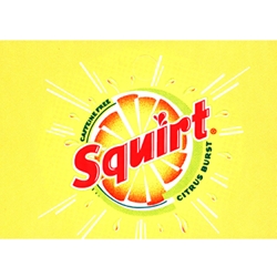 DS25SQ - Squirt Caffeine Free Label- 2 5/16" x 3 1/2"