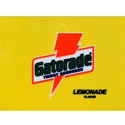 DS25GL - Gatorade Lemonade Label - 2 5/16" x 3 1/2"