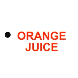 DS25GOJ - Generic Orange Juice Label - 2 5/16" x 3 1/2"