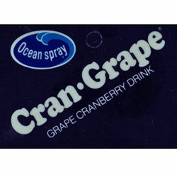 DS25OSCG - Ocean Spray Cran-Grape Label - 2 5/16" x 3 1/2"