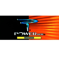 DS42PO - Powerade Orange Label - 1 3/4" x 3 19/32"