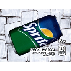 DS25S12 - Sprite Label (12oz Can with Calorie) - 2 5/16" x 3 1/2"