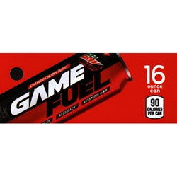 DS42MDGFCCB16 - Mt. Dew Game Fuel Charged Cherry Burst Label (16oz Can with Calorie) - 1 3/4" x 3 19/32"