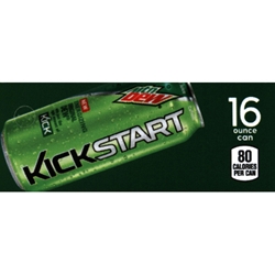 DS42KOD16 - Kickstart Original Dew Label (16oz Can with Calorie) - 1 3/4" x 3 19/32"