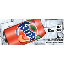 DS42FP12 - Fanta Peach Label (12oz Can with Calorie) - 1 3/4" x 3 19/32"