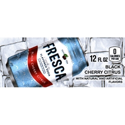 DS42FSBCC12 - Fresca Sparkling Black Cherry Citrus Label (12oz Can with Calorie) - 1 3/4" x 3 19/32"