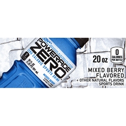 DS42PZMB20 - Powerade Zero Mixed Berry Label (20oz Bottle with Calorie) - 1 3/4" x 3 19/32"