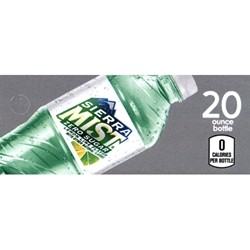 DS42SMZS20 - Sierra Mist Zero Sugar Label (20oz Bottle with Calorie) - 1 3/4" x 3 19/32"