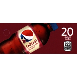 DS42PCV20 - Pepsi Cherry Vanilla Label (20oz Bottle with Calorie) - 1 3/4" x 3 19/32"