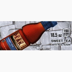 DS42GPTS185 - Gold Peak Sweet Tea (18.5oz Bottle with Calorie) - 1 3/4" x 3 19/32"