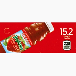 DS42TSK152 - Tropicana Strawberry Kiwi Label (15.2oz Bottle with Calorie) - 1 3/4" x 3 19/32"