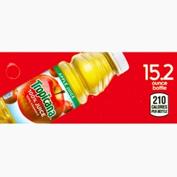 DS42TAJ152 - Tropicana Apple Juice Label (15.2oz Bottle with Calorie) - 1 3/4" x 3 19/32"