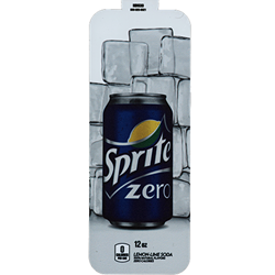 DS33SZ12 - Royal Chameleon	Sprite Zero Label (12oz Can with Calorie) - 3 5/8" x 10"