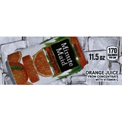 DS42MMOJ115 - Minute Maid Orange Juice (11.5oz Can with Calorie) - 1 3/4" x 3 19/32"