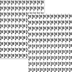 W485-13 - DN Bevmax Price Labels- $2.55/$2.60/$2.65/$2.70