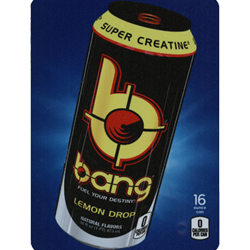 DS22BLD16 - D.N. HVV Bang Lemon Drop Label (16oz Can with Calorie) - 5 5/16" x 7 13/16"