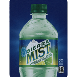 DS22SM20 - D.N. HVV Sierra Mist Label (20oz Bottle with Calorie) - 5 5/16" x 7 13/16"