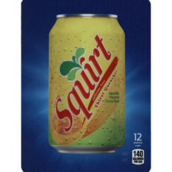 DS22SC12 - D.N. HVV Squirt Citrus Label (12oz Can with Calorie) - 5 5/16" x 7 13/16"