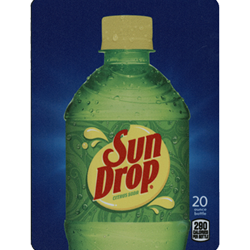 DS22SDC20 - D.N. HVV Sun Drop Citrus Label (20oz Bottle with Calorie) - 5 5/16" x 7 13/16"